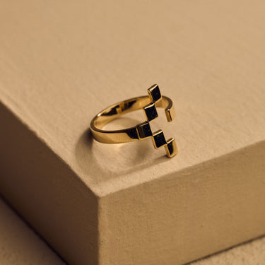 Yellow Gold Gap Ring