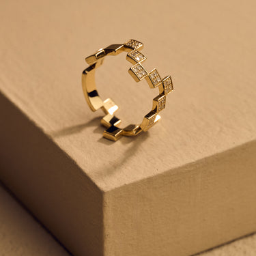 Yellow Gold Diamond Band