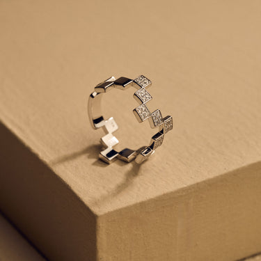 White Gold Diamond Band