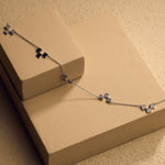 White Gold Diamond 5 Necklace