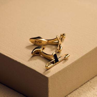 Yellow Gold Cufflink Element