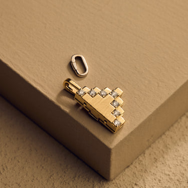 Yellow Gold Chain Lock